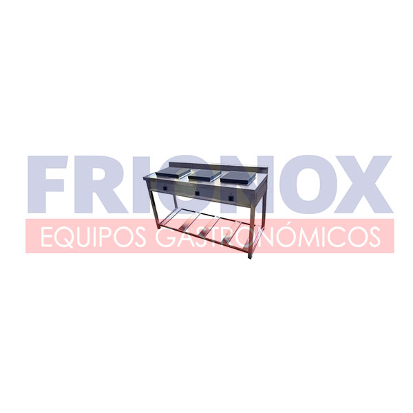 COCINA ELECTRICA DE 4 QUEMADORES BASE GABINETE - FRIONOX