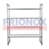 ESTANTERIA DE 04 NIVELES 1830x460x1630mm. (GRAFITO) - ESU187264V4-580