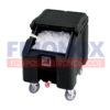 COCHE PARA HIELO CON TAPA DESLIZABLE (NEGRO)