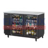 BACK BAR DE 02 PUERTAS CORREDIZAS DE CRISTAL - TBB-24-48G-SD-LD